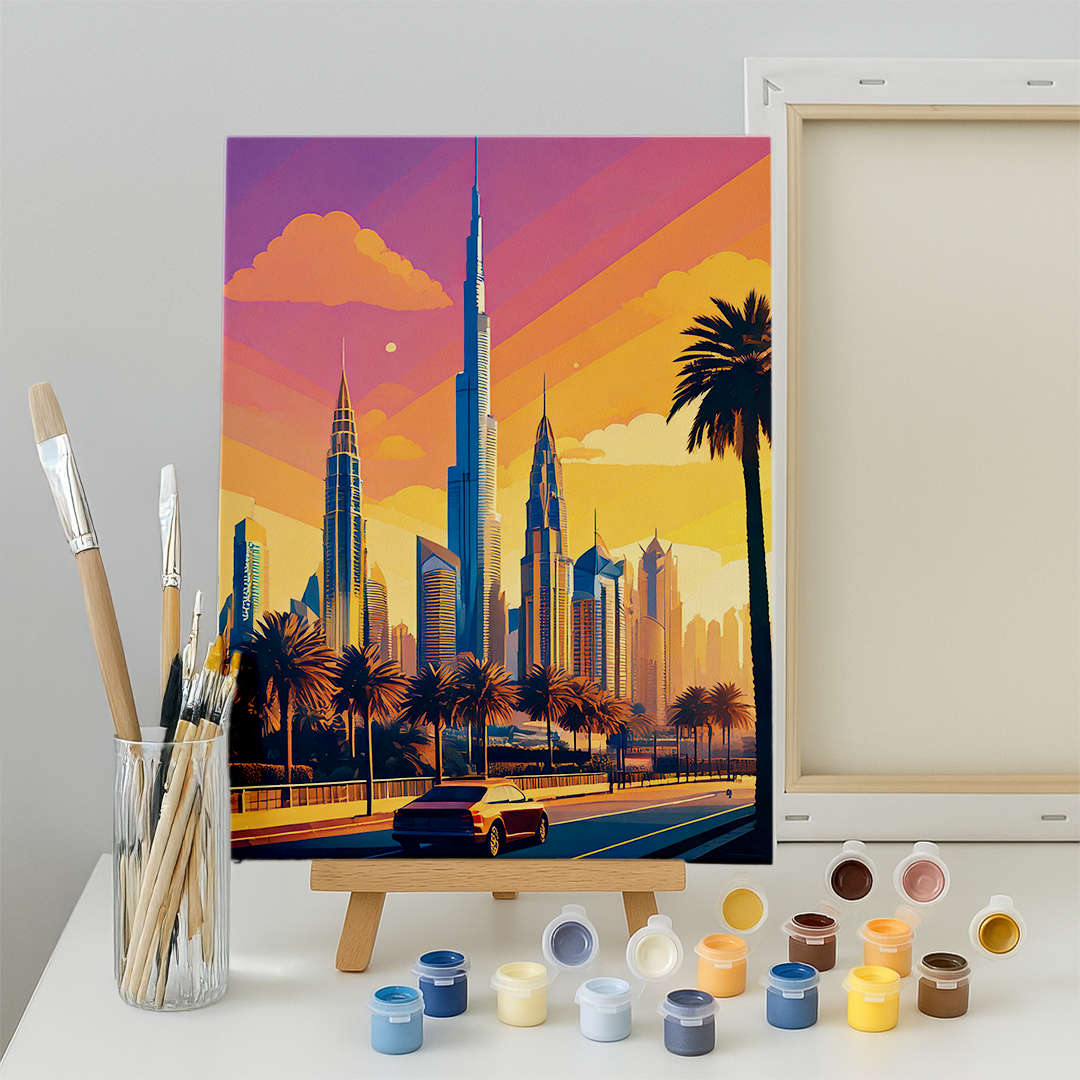 Malen nach Zahlen Dubai