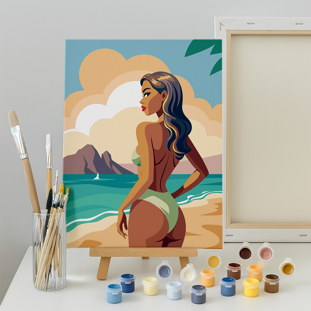 Malen nach Zahlen Bali Women