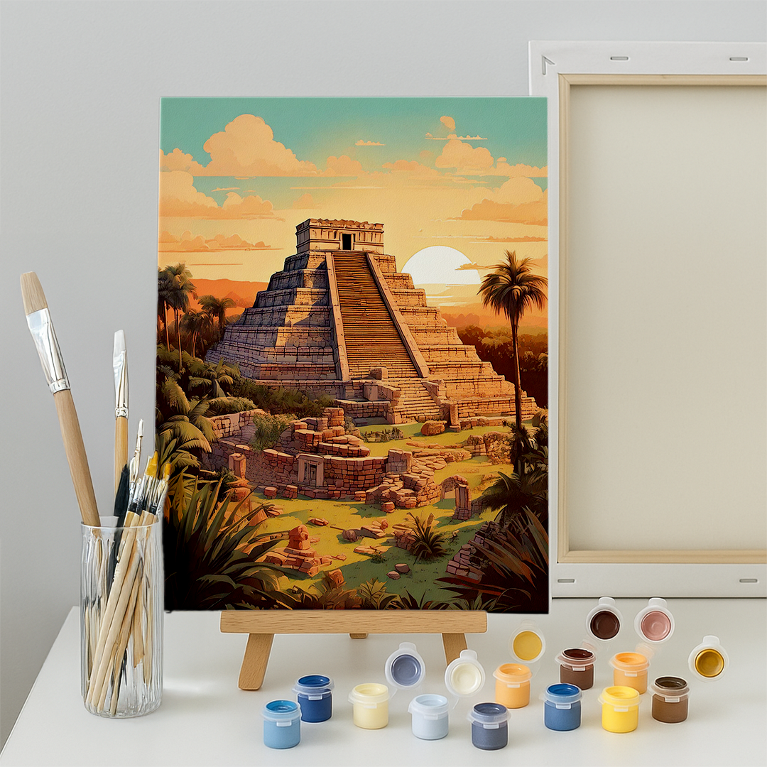 Malen nach Zahlen Yucatan
