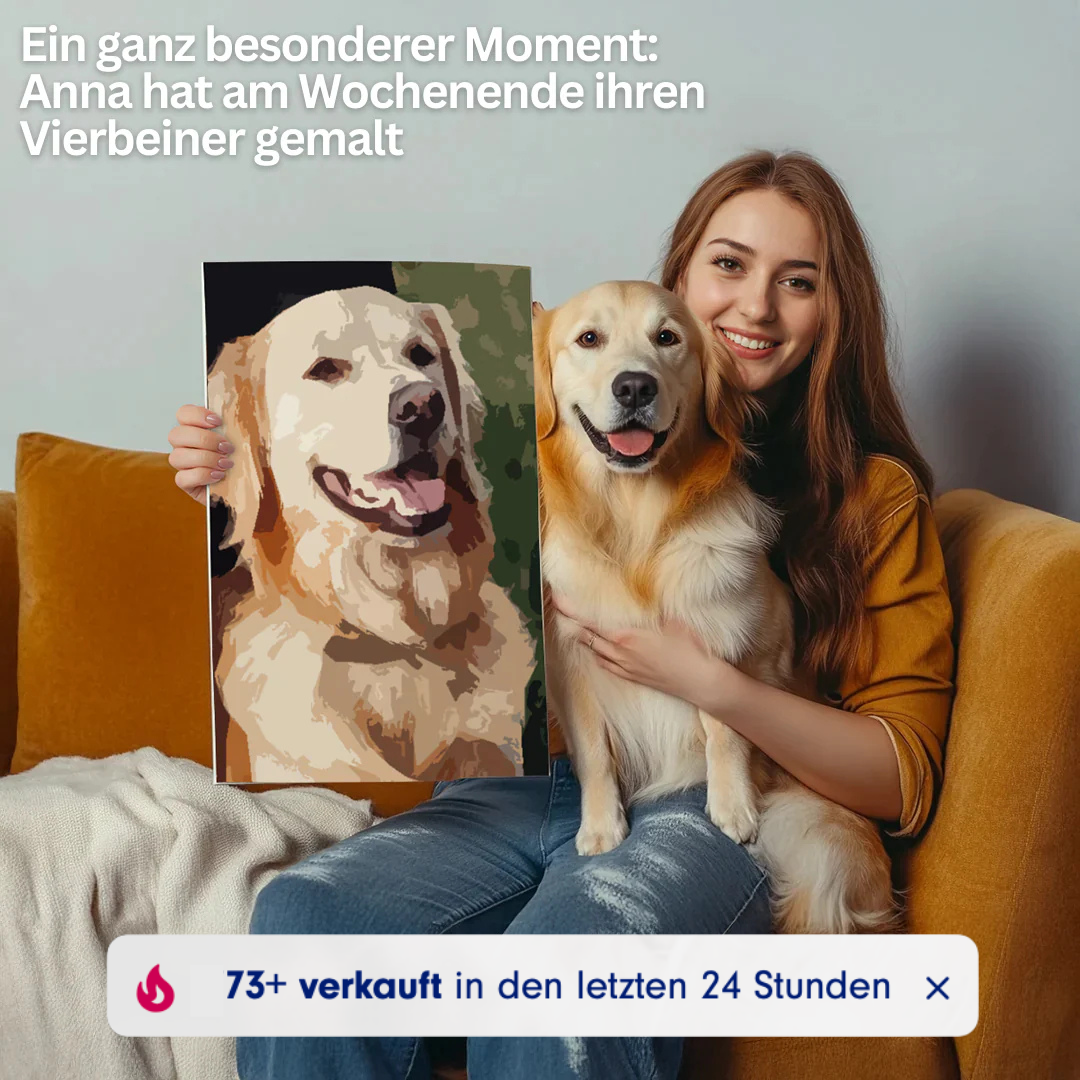 Dein eigenes Bild als Malen-nach-Zahlen