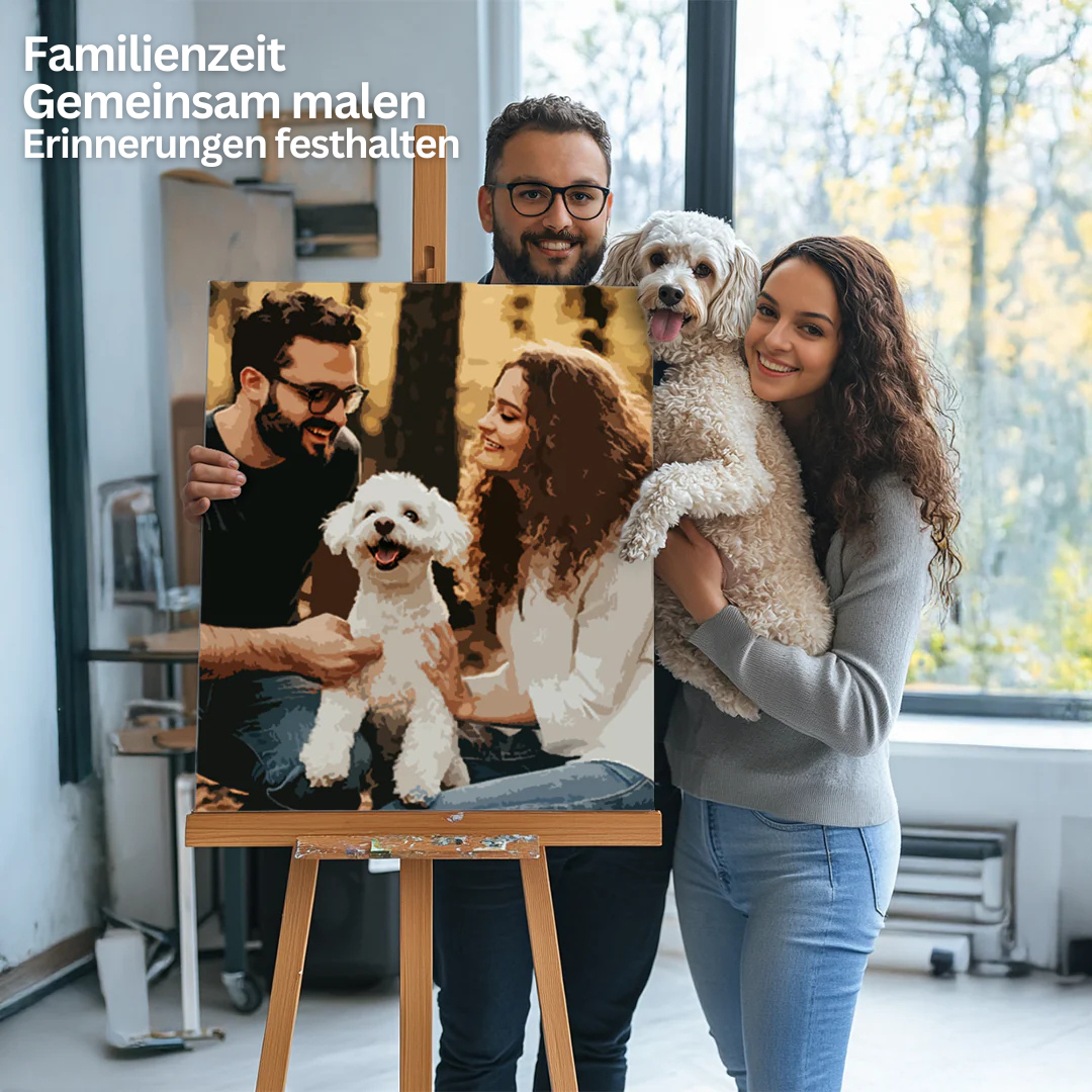 Dein eigenes Bild als Malen-nach-Zahlen