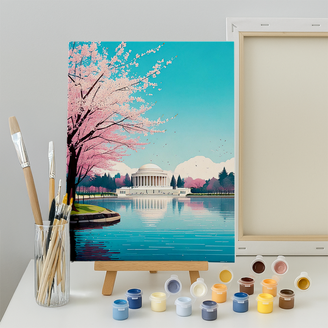 Malen nach Zahlen Washington