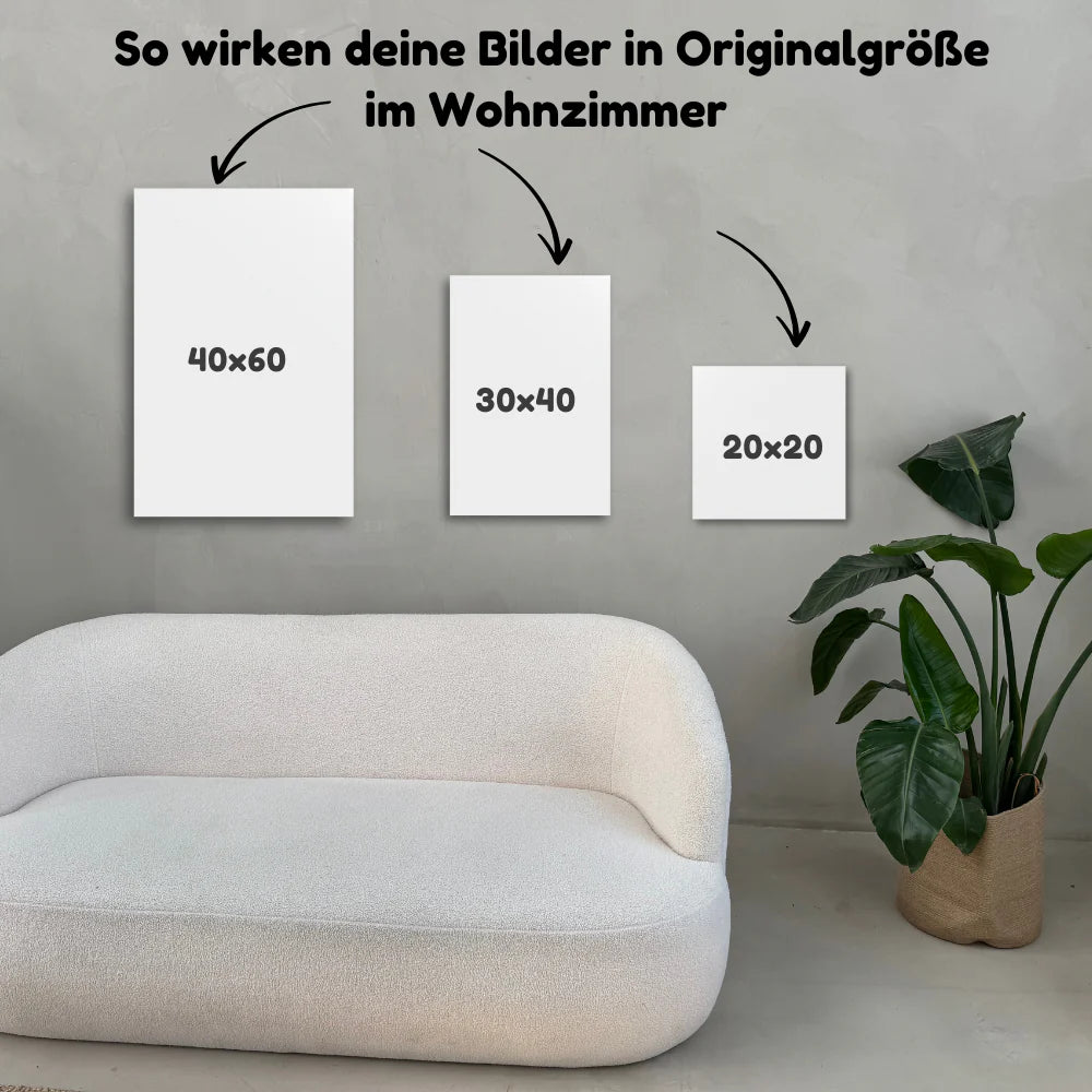 Malen nach Zahlen Liebes Kind