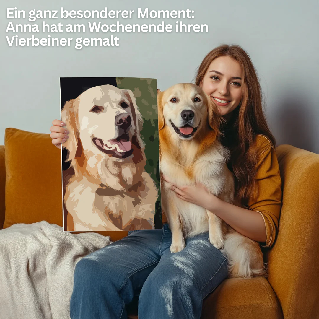 Dein eigenes Bild als Malen-nach-Zahlen