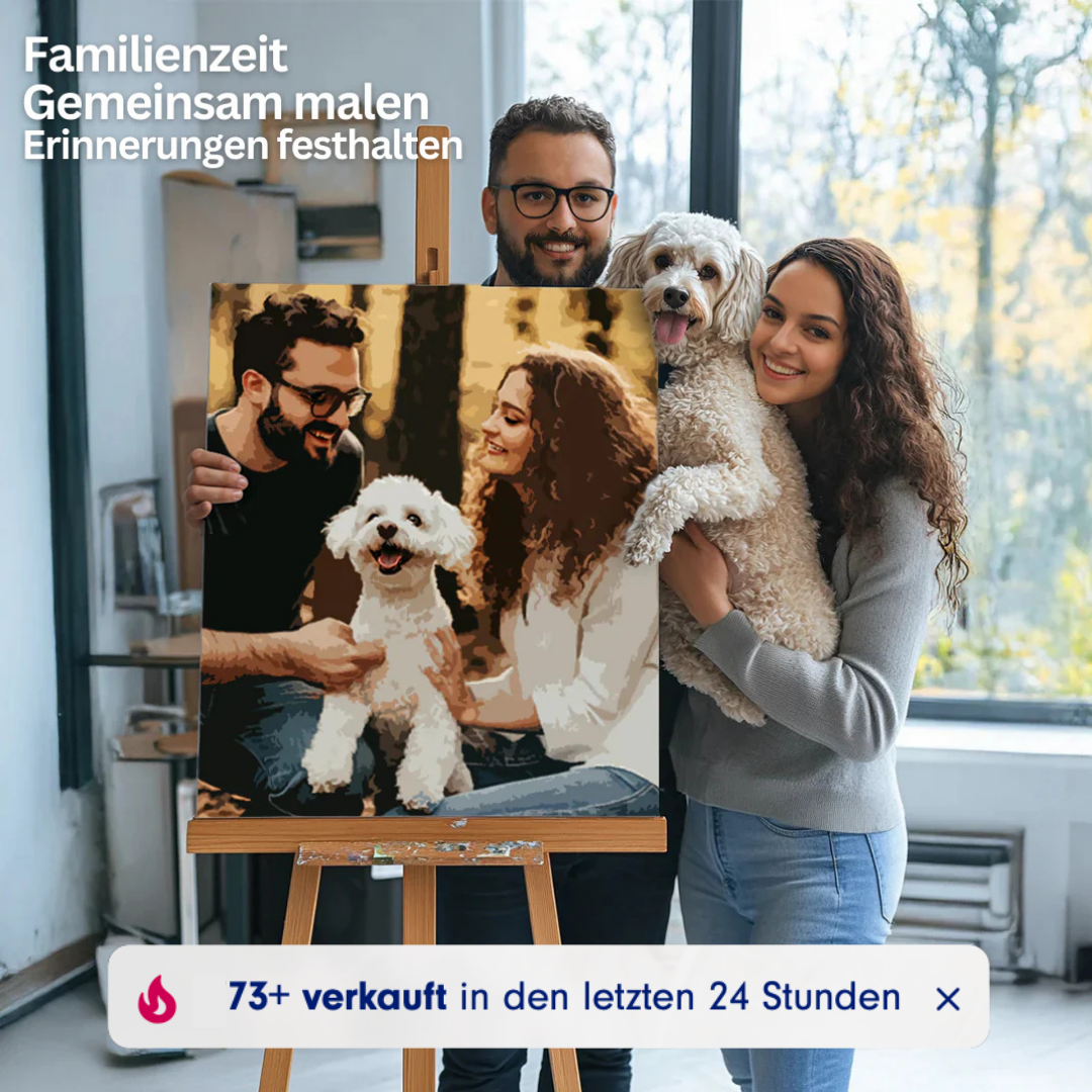 Dein eigenes Bild als Malen-nach-Zahlen