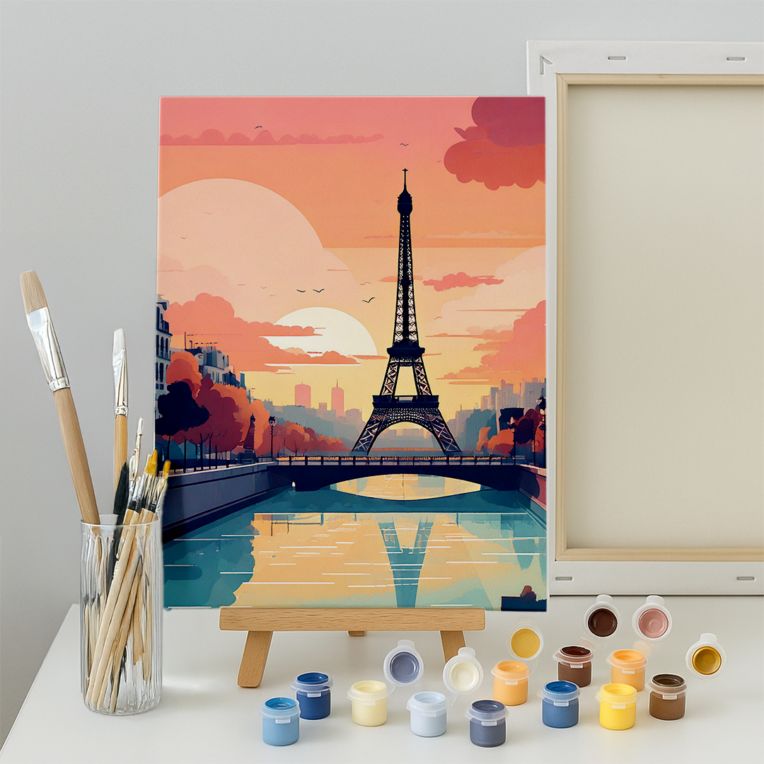 Malen nach Zahlen Paris