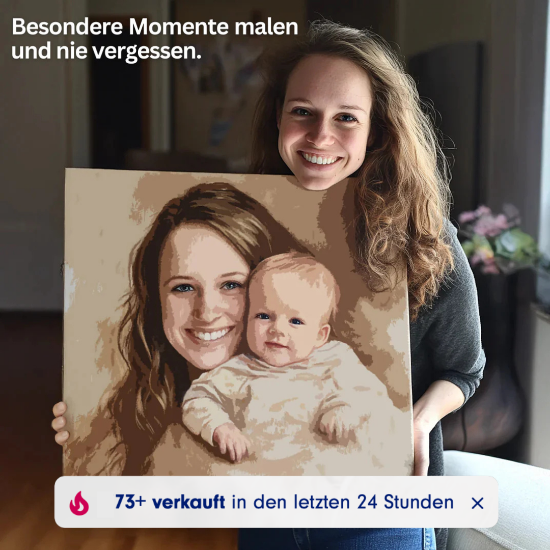 Dein eigenes Bild als Malen-nach-Zahlen