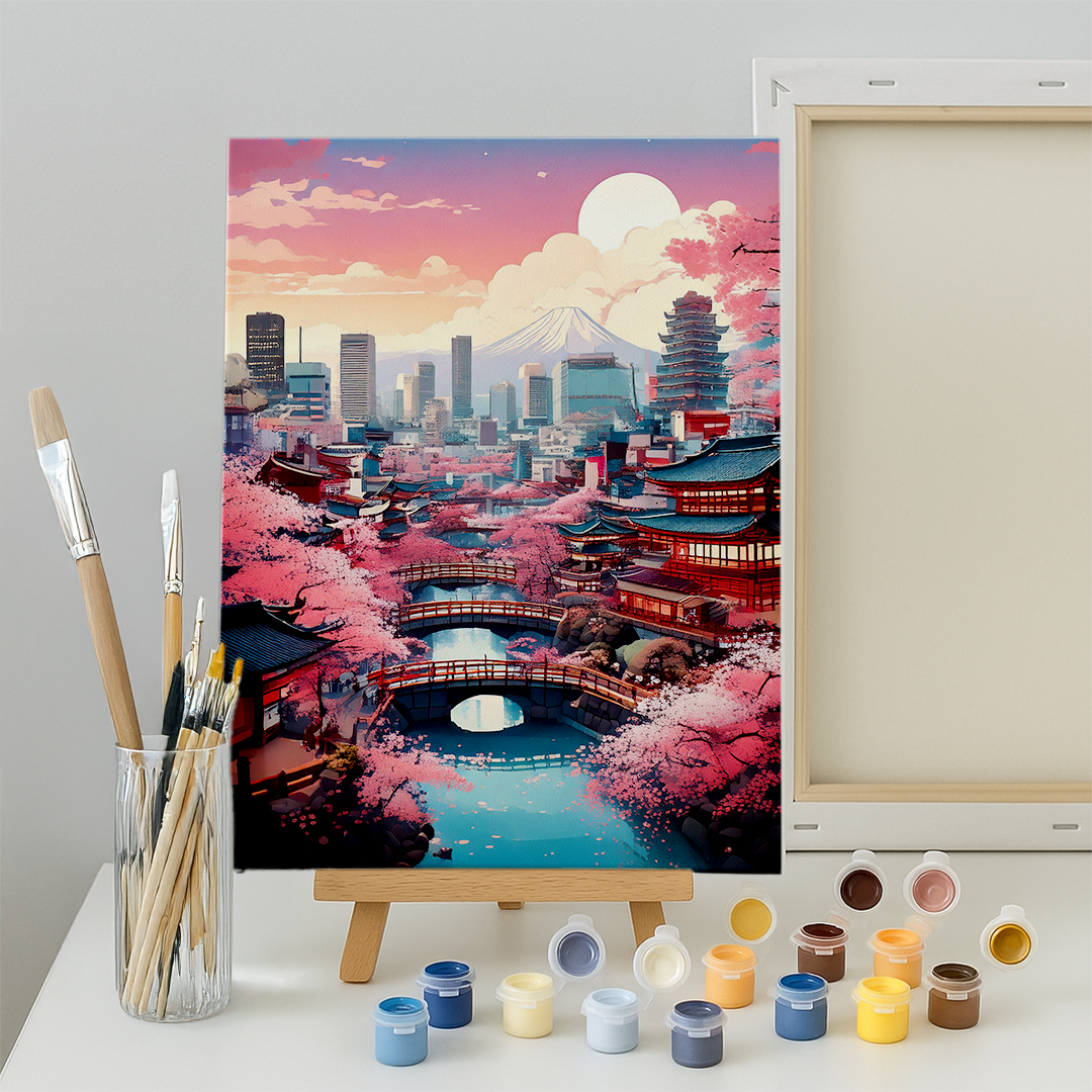 Malen nach Zahlen Tokio