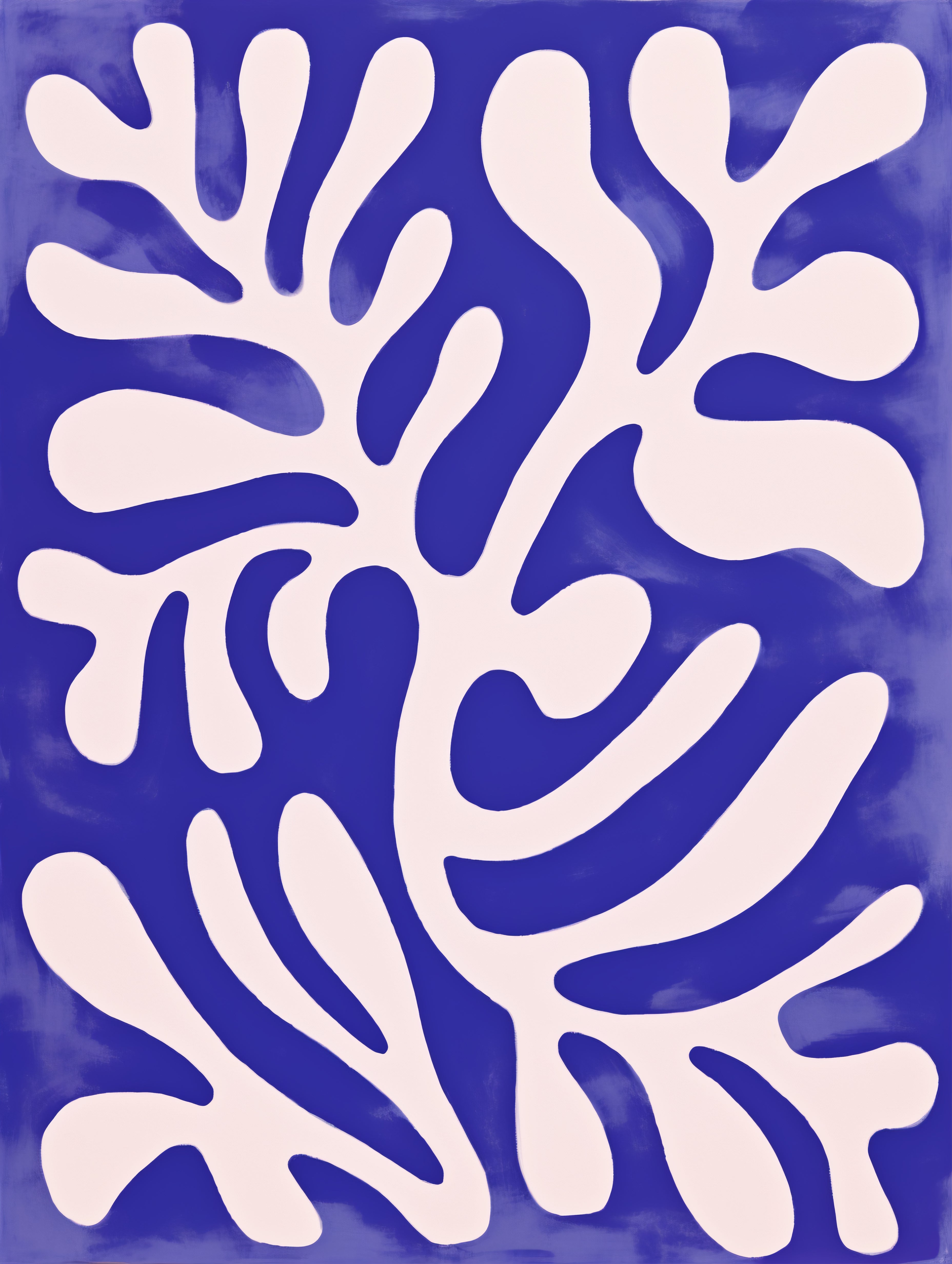 Malen nach Zahlen Blaue Blume