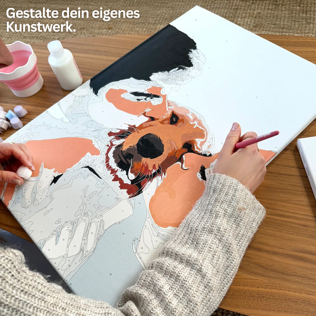 Dein eigenes Bild als Malen-nach-Zahlen
