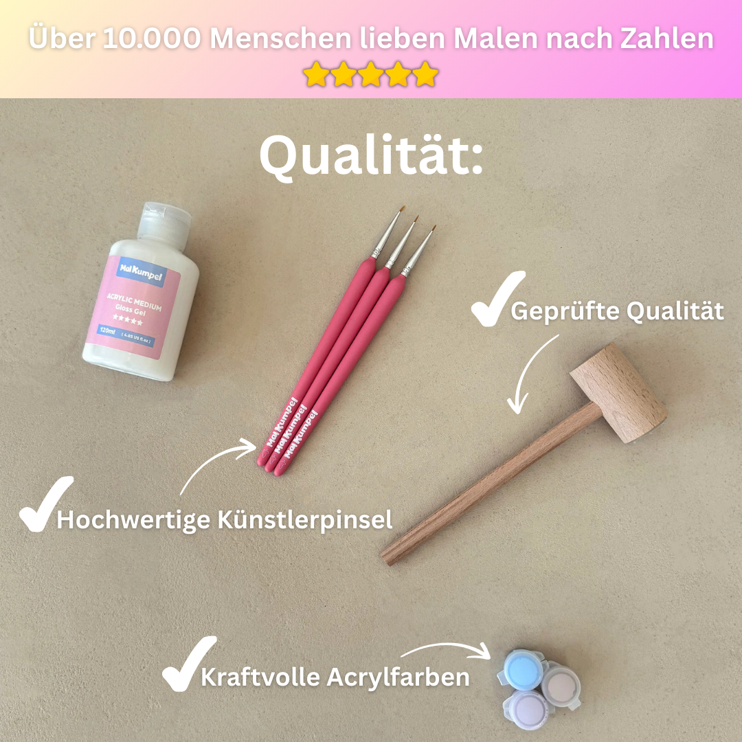 Dein eigenes Bild als Malen-nach-Zahlen