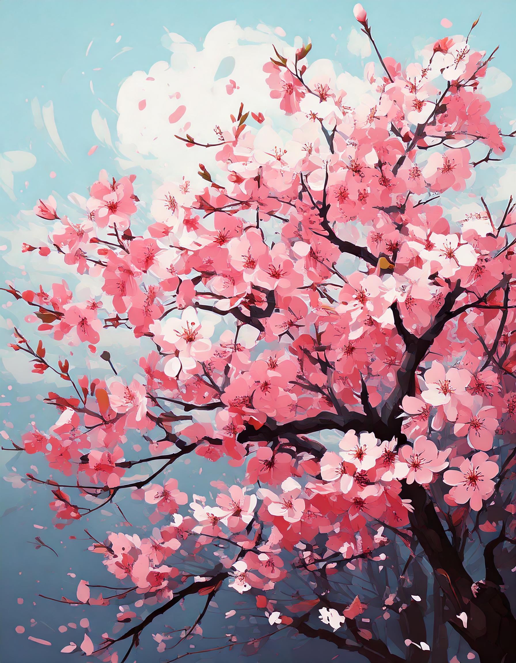 Malen nach Zahlen Cherry