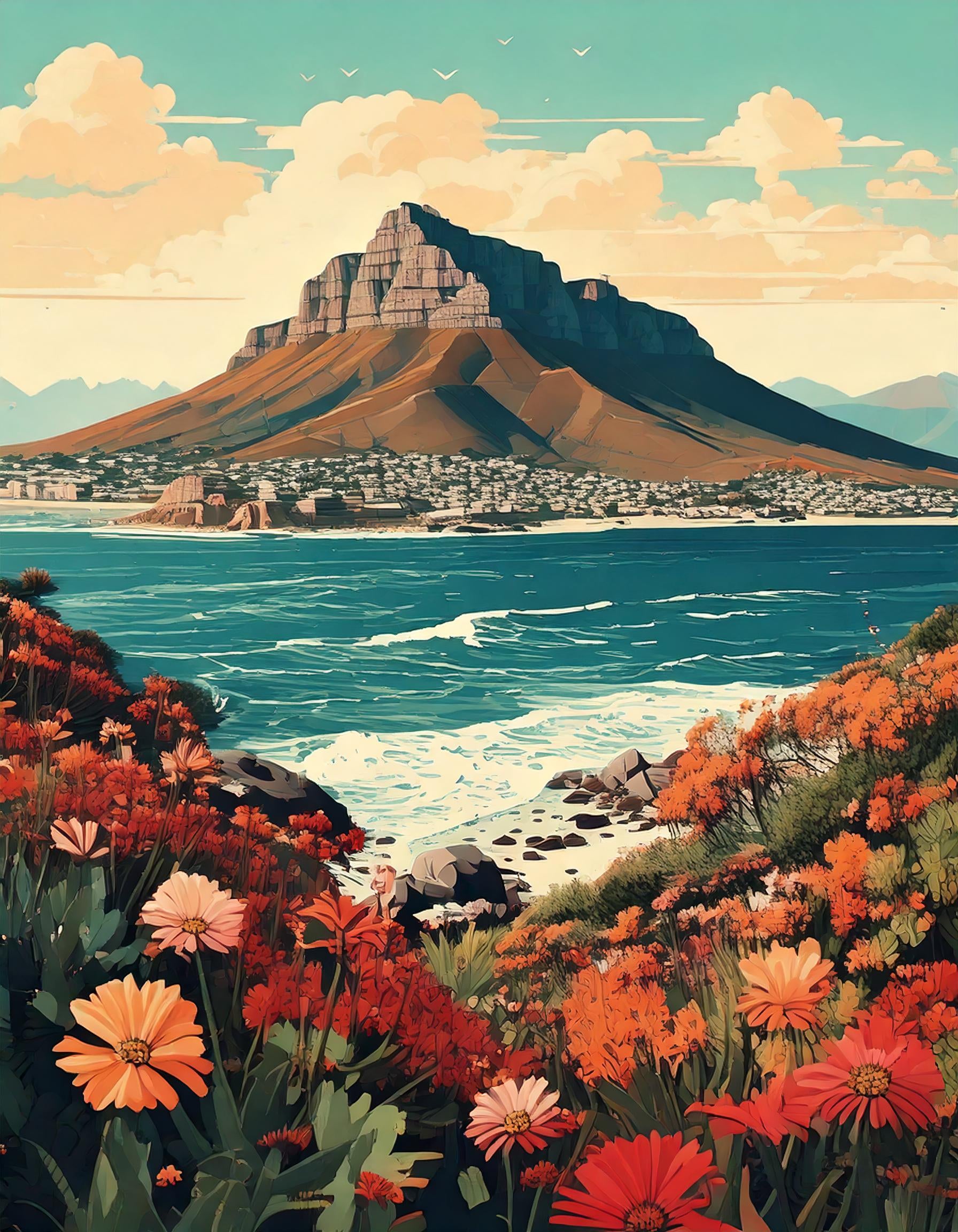 Malen nach Zahlen South Afrika