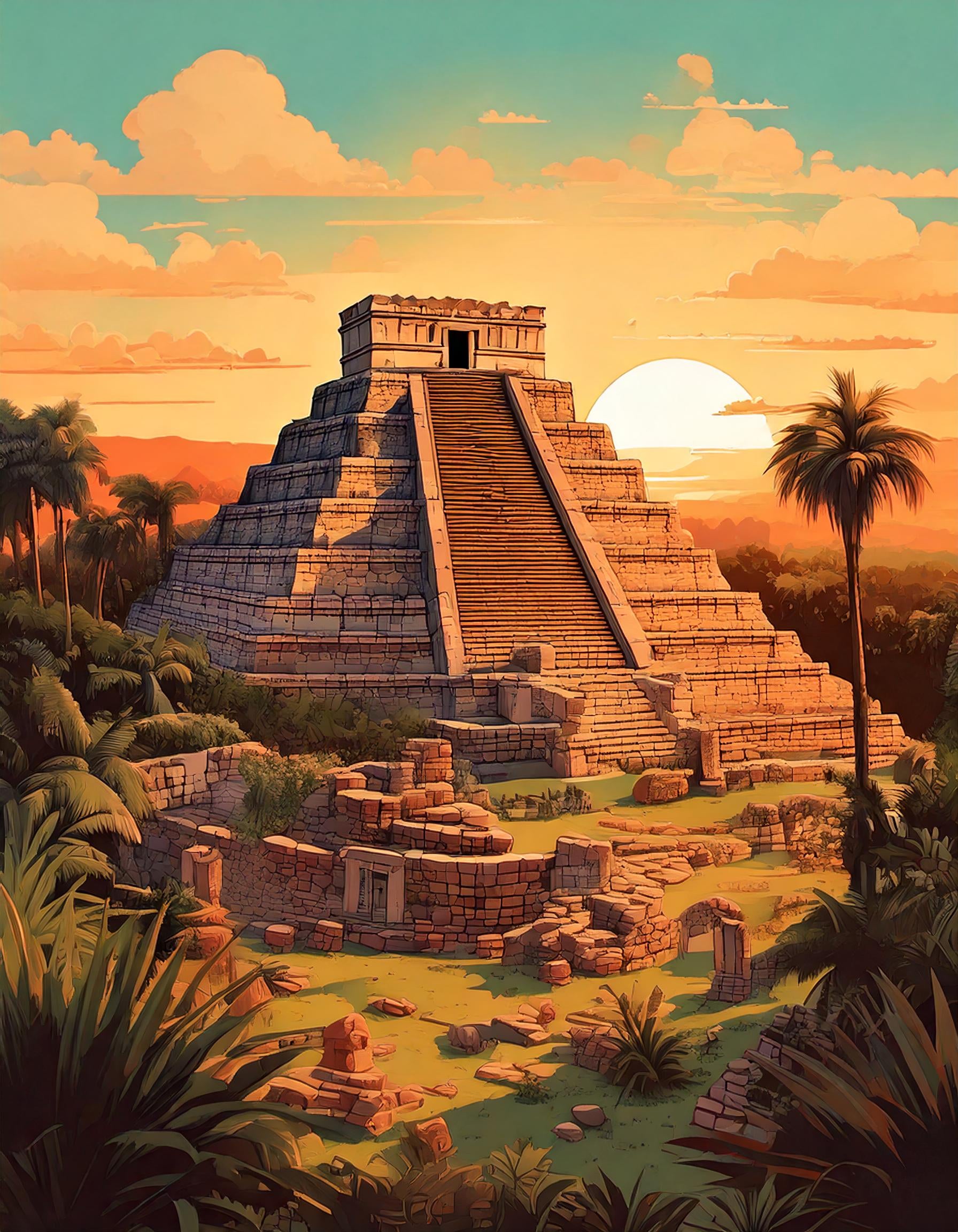 Malen nach Zahlen Yucatan